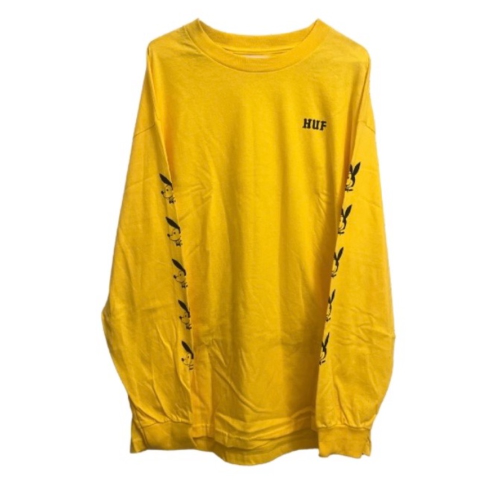 HUF Yellow Long Sleeve 🐰 | Limited Edition Streetwear